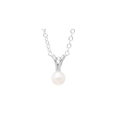 Baby & Children's Pearl Pendant in Sterling Silver