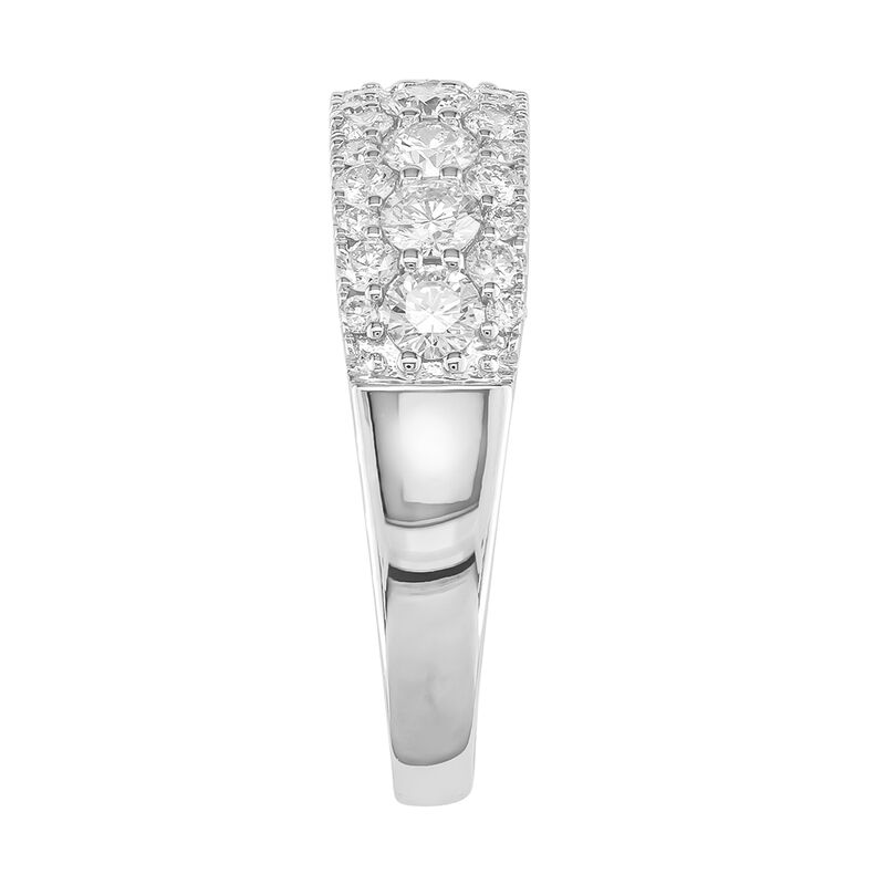 Diamond 1ctw. 14k White Gold Anniversary Ring image number null