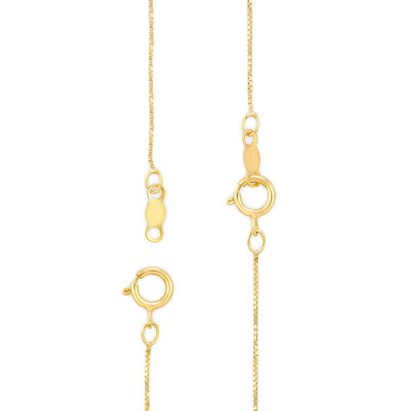Beats of Love Diamond Infinity Pendant in 10k Yellow Gold image number null