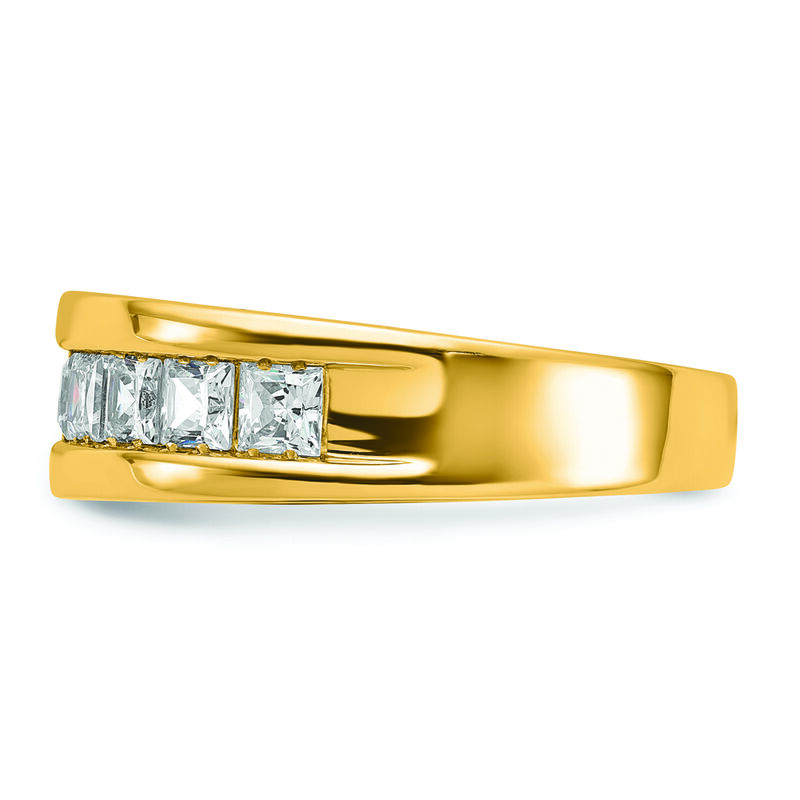 Men's 2ctw. Lab Grown Diamond & 14k Yellow Gold Wedding Ring image number null