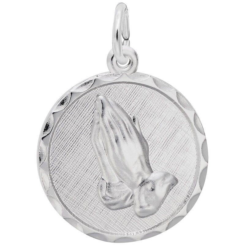 Serenity Prayer Charm in Sterling Silver image number null