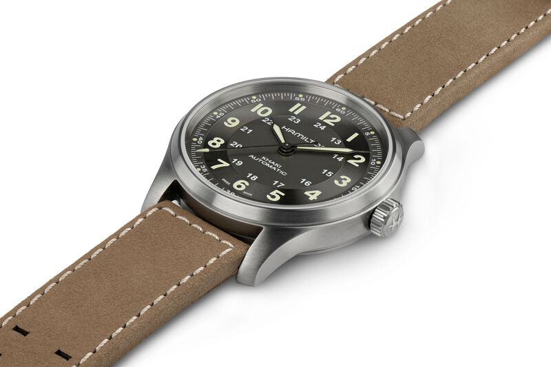 Hamilton Men's Khaki Field Watch in Titanium H70545550 image number null