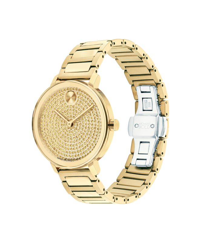 Movado Bold Ladies Yellow Gold Ion Plated Stainless Steel Evolution 2.0  Watch 3601152 image number null