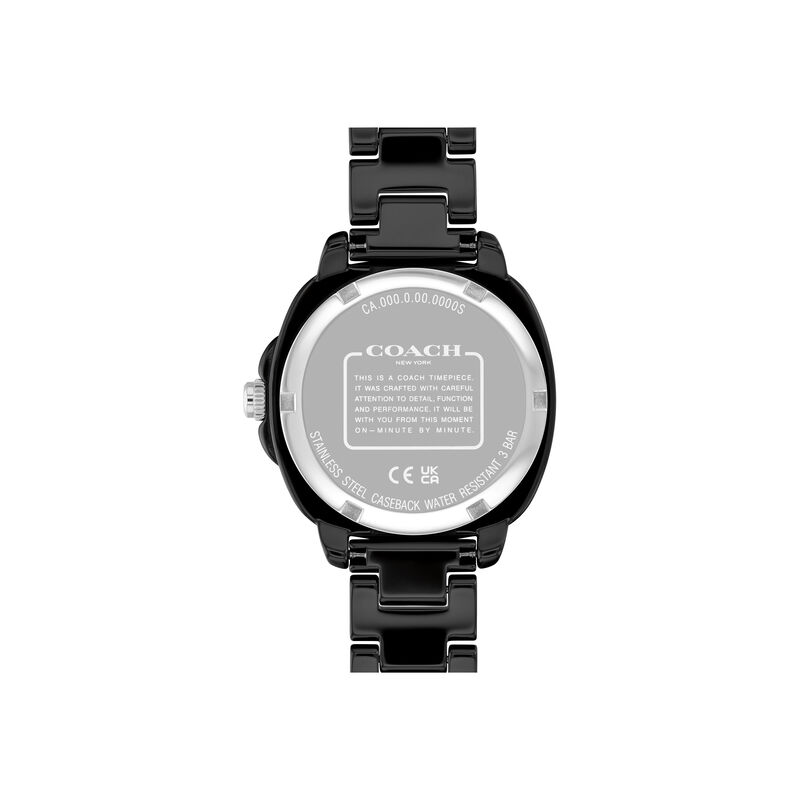 Coach Ladies Black Dial Black Bracelet 34mm Watch 14504564 image number null