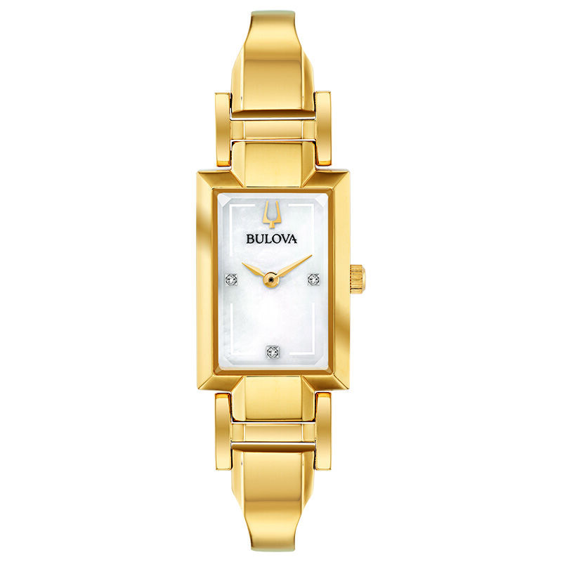 Bulova Ladies' Gold-Tone Classic Watch 97P141 image number null