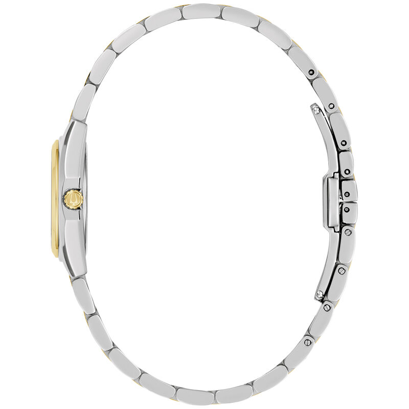 Bulova Surveyor White Dial Two Tone 98L331 image number null