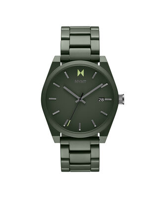 Men's MVMT Element Ceramic Green Dial Bracelet 43mm Watch 28000328-D