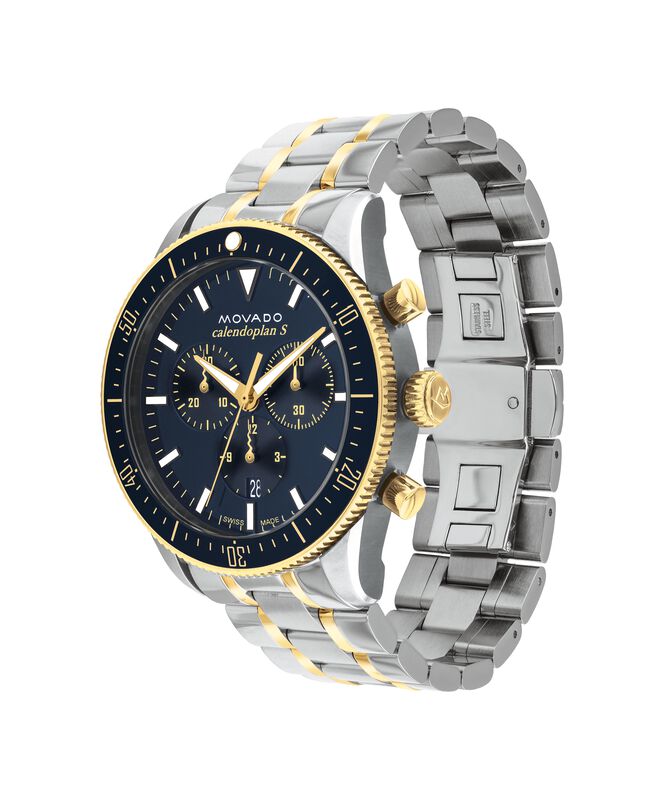 Movado Heritage Series Calendoplan Chronograph Blue Dial 3650126 image number null