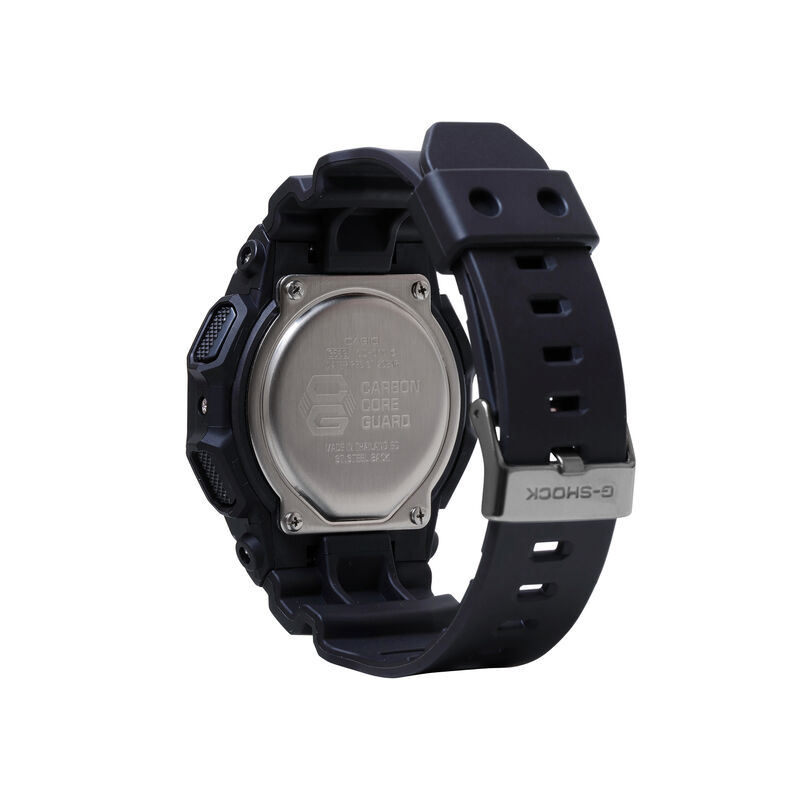 G-Shock Men's Digital Black Dial Red Accents Black Resin 53mm Watch GD010BBR-1 image number null