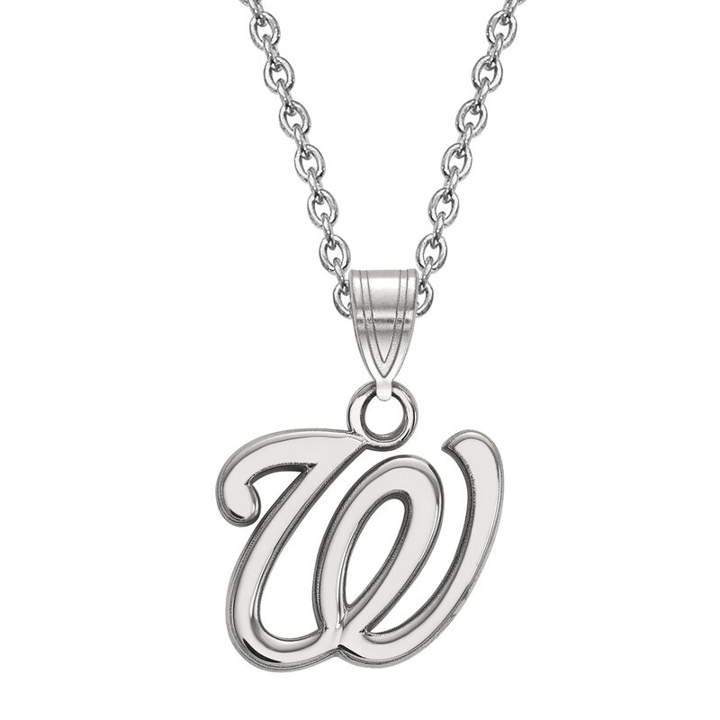 Washington Nationals Small Pendant in Sterling Silver image number null