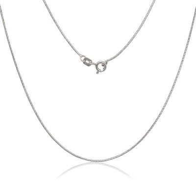 Snake Chain 24" in Sterling Silver (0.85mm)