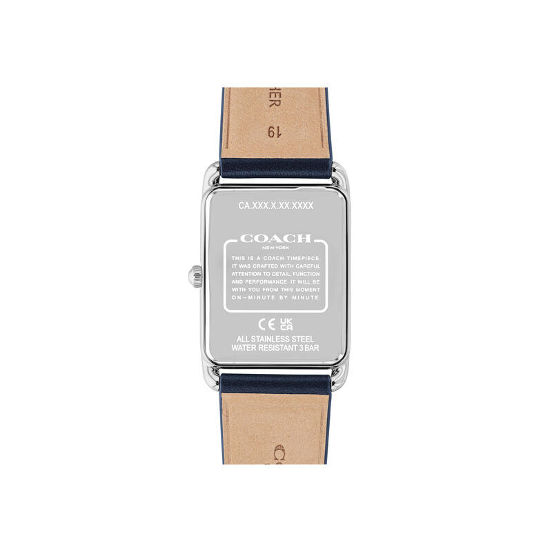 Coach Men's Navy Dial Navy Leather 32mm Watch 14400042 image number null