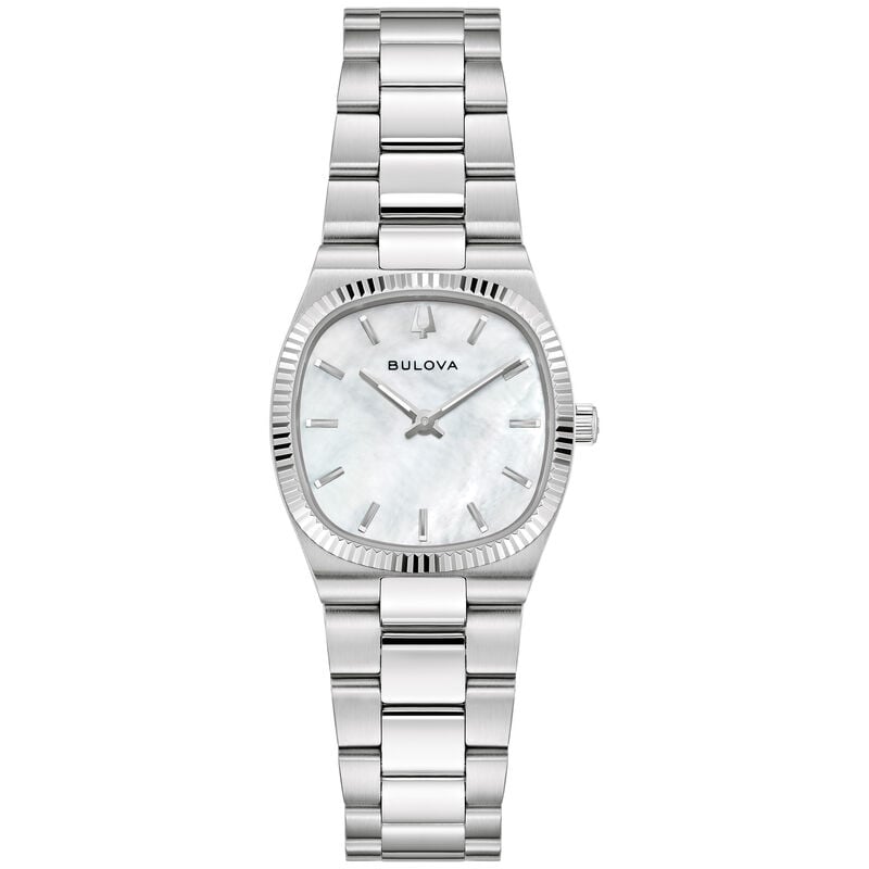 Bulova Super Seville Mini Mother of Pearl Dial 96L353 image number null