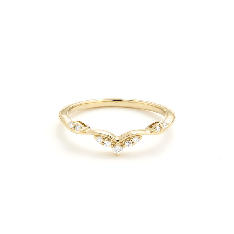 Knightley. Marquise-Cut Lab Grown 2ctw. Diamond Bridal Set in 14k Yellow Gold image number null