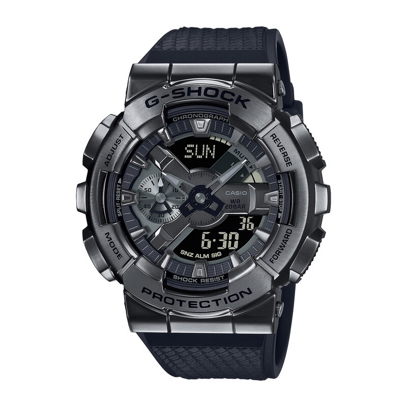 G-Shock Men's Black Stainless Steel Watch GM110BB-1A image number null