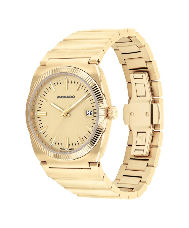 Movado Heritage Ondoplan Watch Pale Gold Dial 3650217 image number null