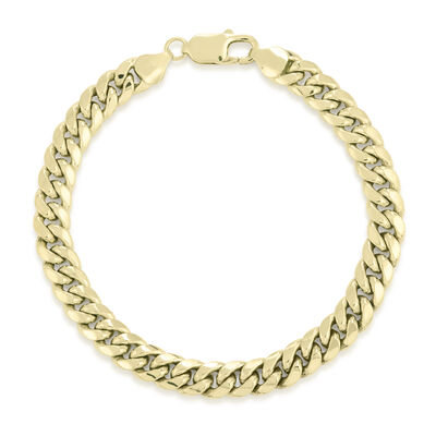 Miami Cuban Link Bracelet in 10k Yellow Gold 8.5"