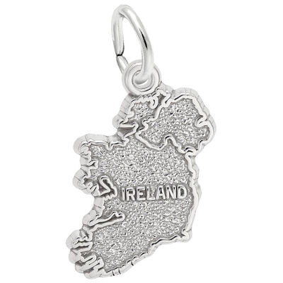 Ireland Charm in Sterling Silver