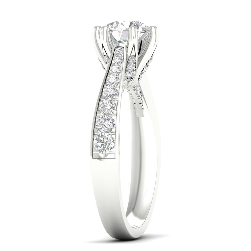 Classic 1 1/2ctw. Diamond Engagement Ring in 14k White Gold image number null