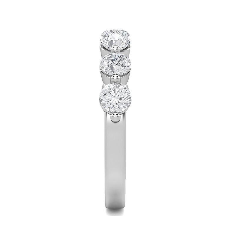 Lab Grown 1ctw. Diamond 7-Stone Anniversary Ring in 14k White Gold image number null