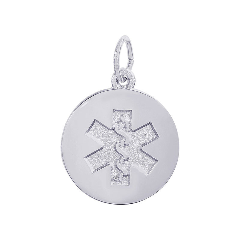 Medical Sterling Silver Charm image number null