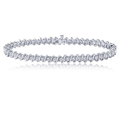 S-Link 2ct. Diamond Bracelet in 14k White Gold