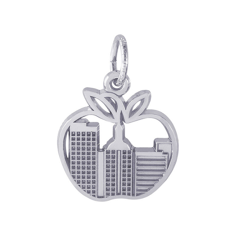チャーム NY New York Skyline Charm in Sterling Silver