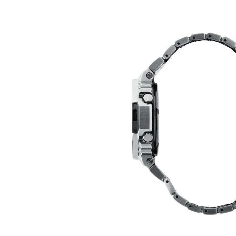 G-Shock Men's Analog-Digital Black Dial Silver Stainless Steel 44mm Watch GMB2100SD-1C image number null