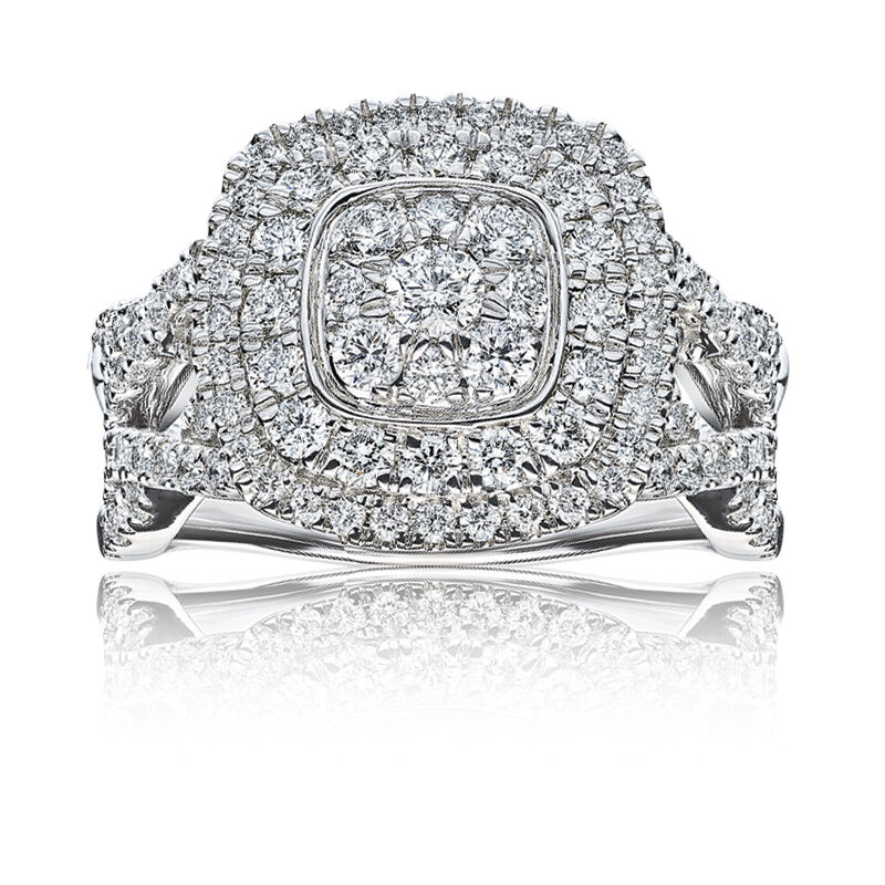 Brooklyn. LIMITED EDITION Diamond Engagement Ring in 14k White Gold image number null