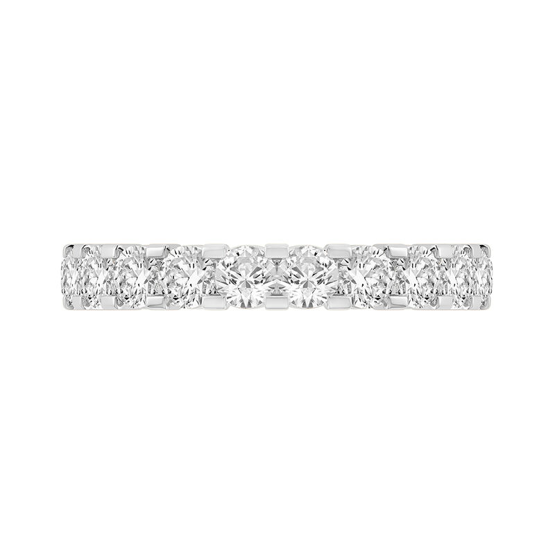 Lab Grown Diamond 1/3ctw. & 14k White Gold Anniversary Ring image number null