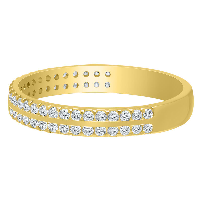 Diamond 3/8ctw. 14k Yellow Gold Anniversary Ring image number null