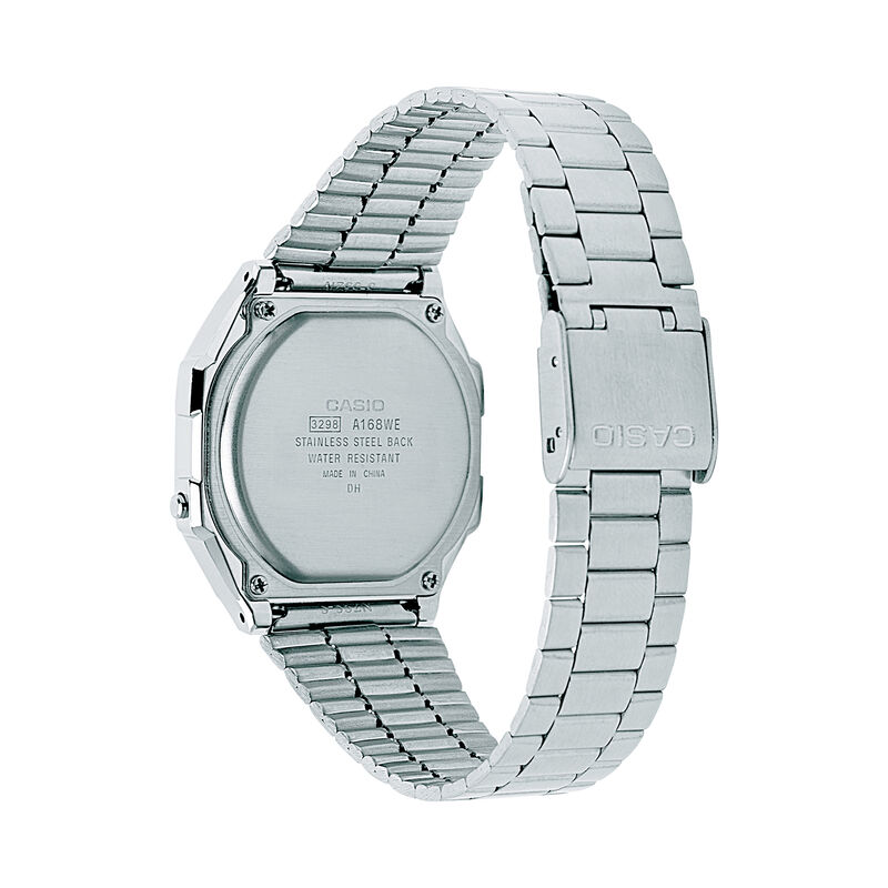 Casio Vintage Digital Mirror White Dial A168 image number null
