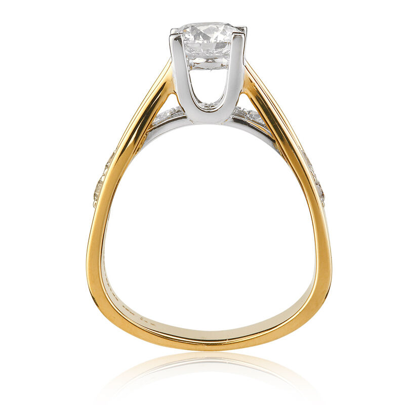 Canadian Iceâ¢ 1+ct. tw. Diamond Engagement Ring in 14k Yellow Gold image number null