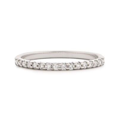 Lab Grown Diamond 1/7ctw. 10k White Gold Anniversary Ring