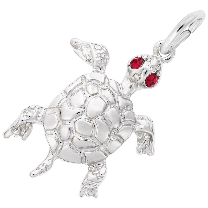 Turtle Sterling Silver Charm image number null