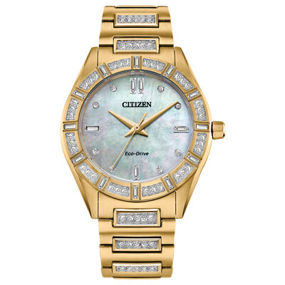 Citizen Ladies' Crystal Silhouette Watch EM1022-51D