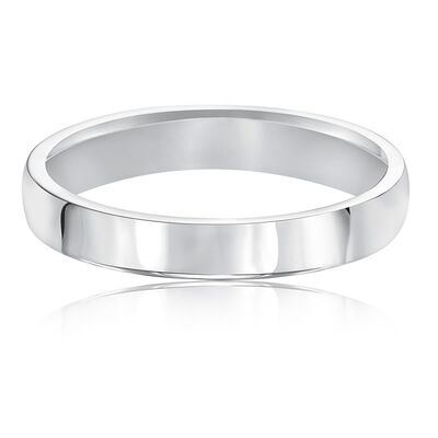Ladies' Classic 3mm Wedding Band in 14k White Gold