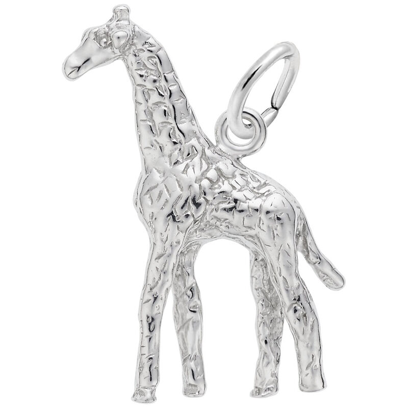 Giraffe Sterling Silver Charm image number null