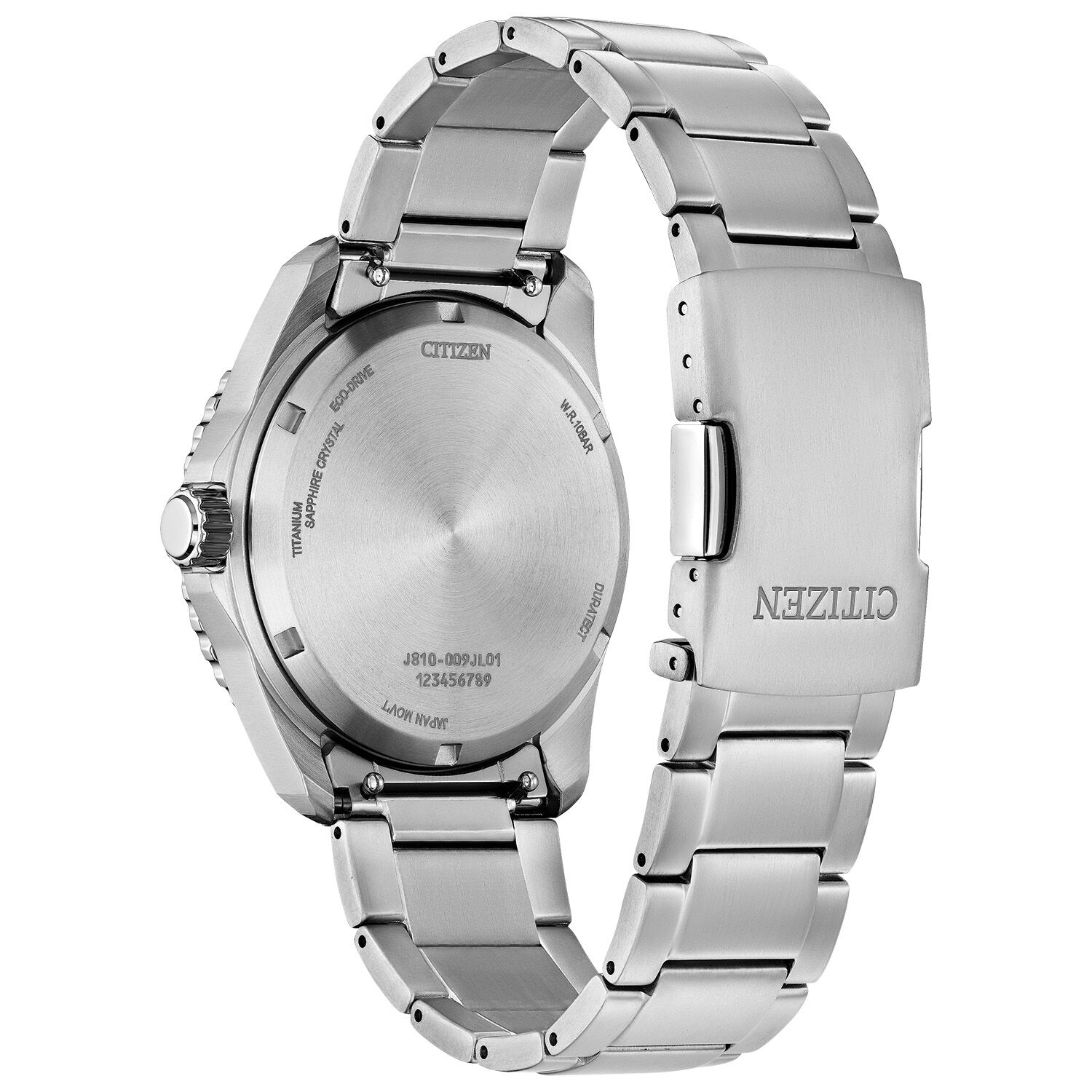 Citizen Men's Brycen Super Titanium Black Dial Bracelet 41mm Watch