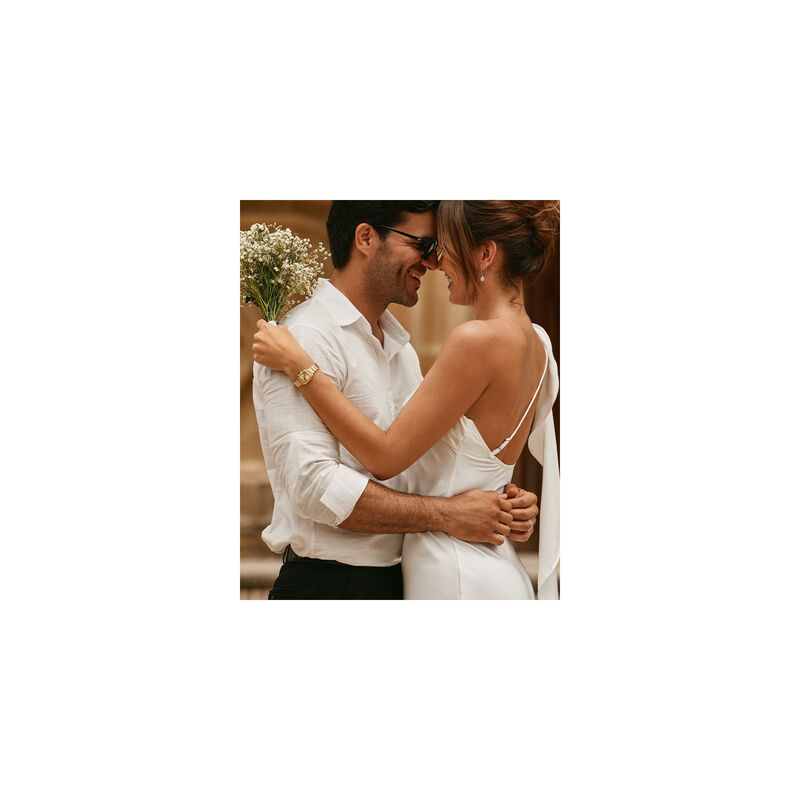 Bulova Classic Sutton Square Champagne Dial Gold Tone 97L191 image number null