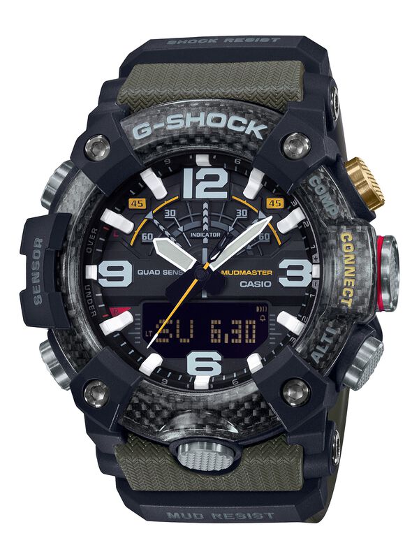 G-Shock Men's Black Stainless Steel Mudmaster Connect Watch GGB100-1A3 image number null