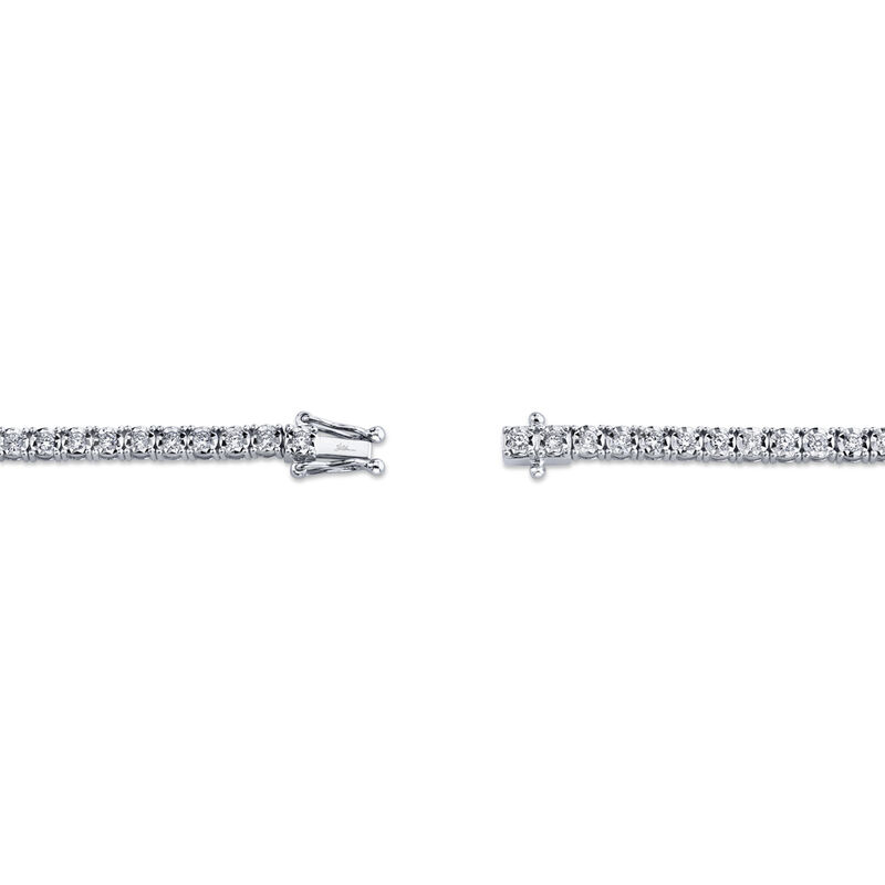 Diamond 1ctw Tennis Bracelet in 14k White Gold image number null