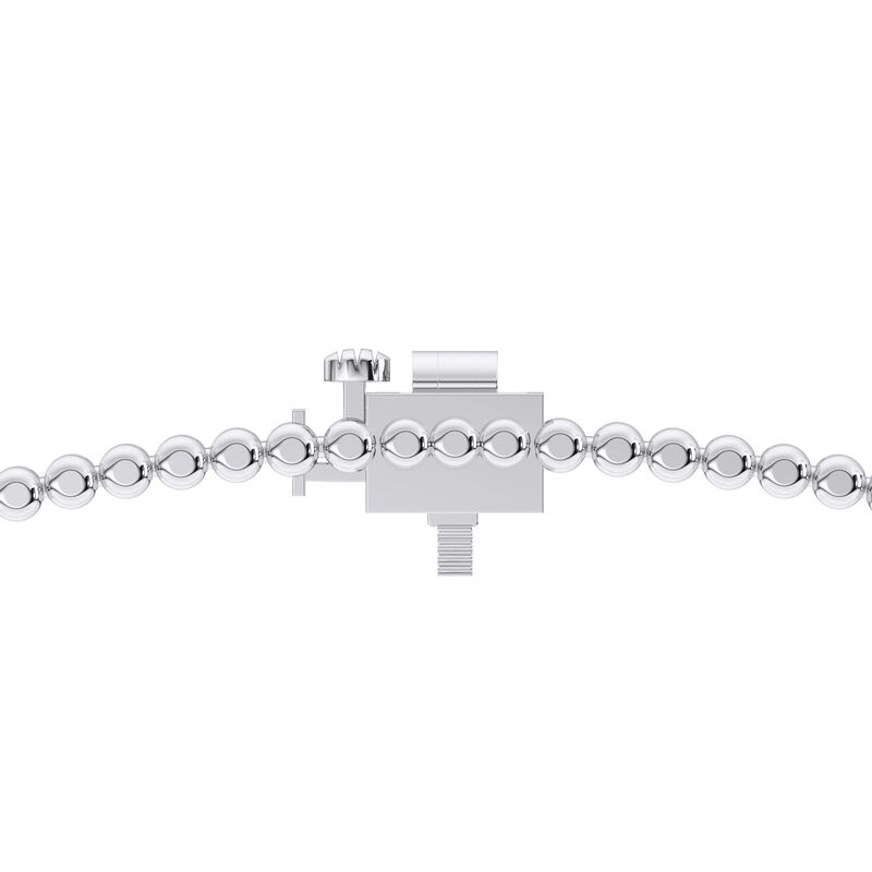 Lab Grown Diamond 3ctw. Tennis Necklace in Sterling Silver image number null