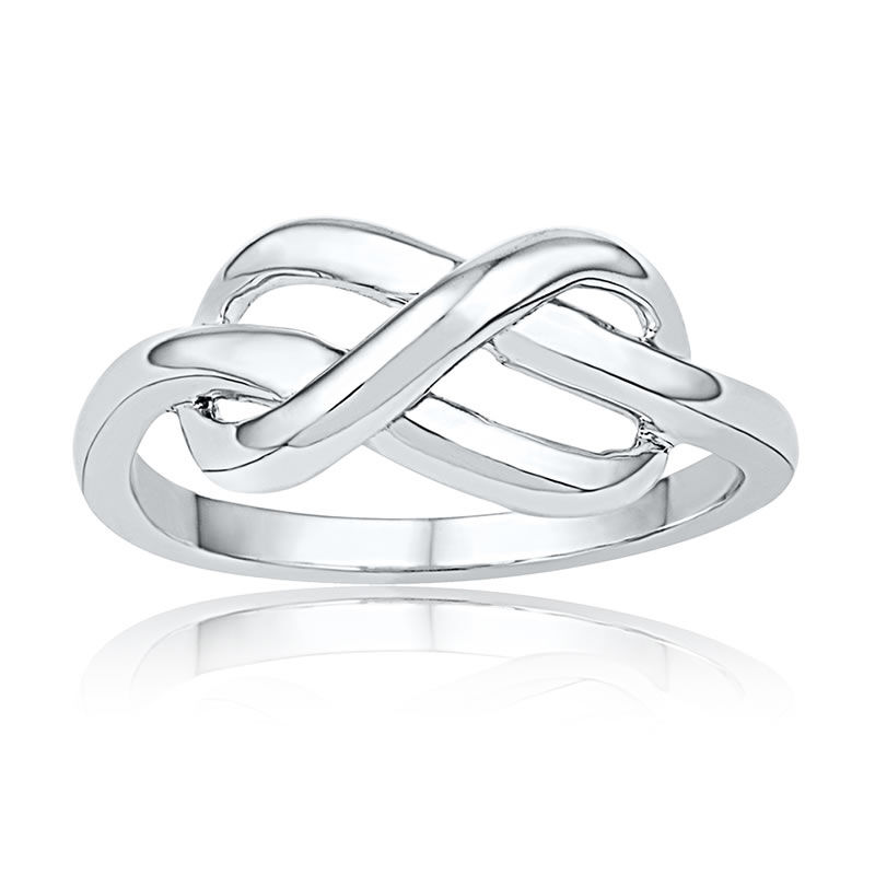 Sterling Silver Infinity Ring image number null