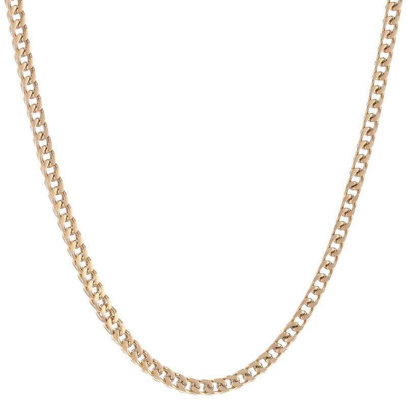 Men's Stainless Steel Foxtail Neck Chain 22" image number null