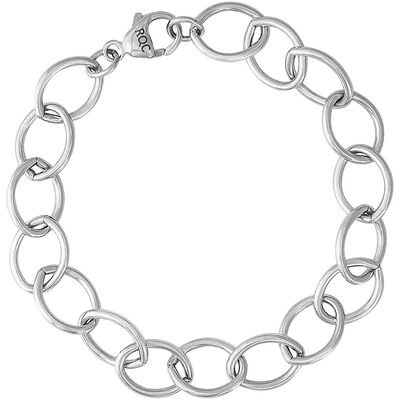 Charm Bracelet 7 Inch in Sterling Silver