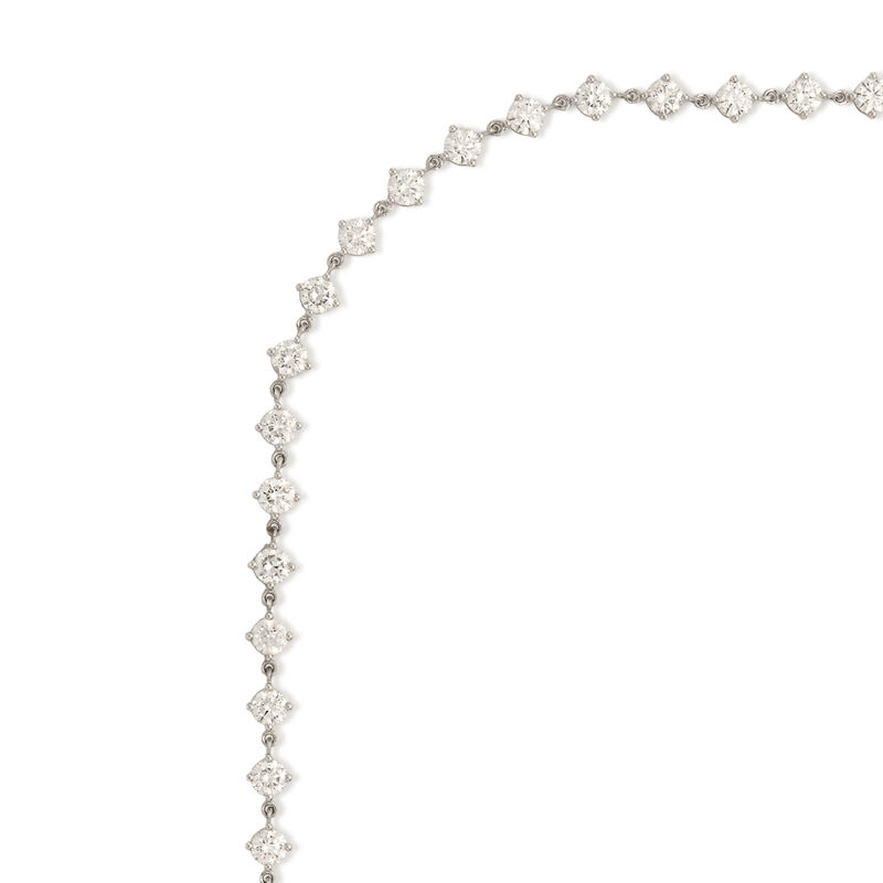 Brilliant-Cut Lab Grown 3.05ctw. Diamond Fashion 7" Tennis Bracelet in 14k White Gold image number null