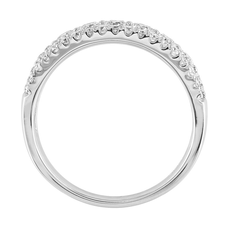Diamond 1ctw. 14k White Gold Anniversary Ring image number null