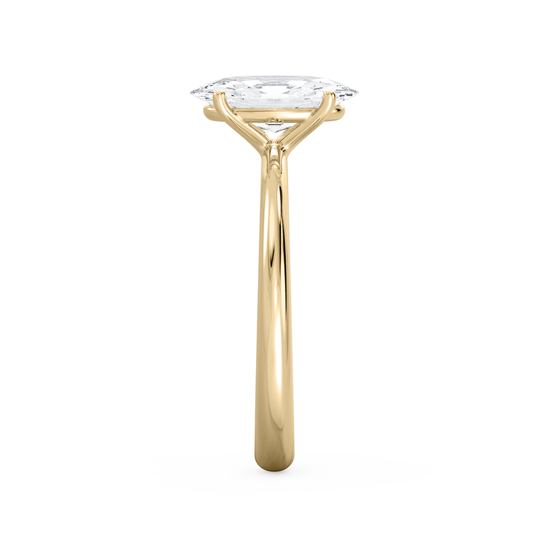 Moval Lab Grown Diamond 2ctw. Solitaire Engagement Ring in 14k Yellow Gold image number null