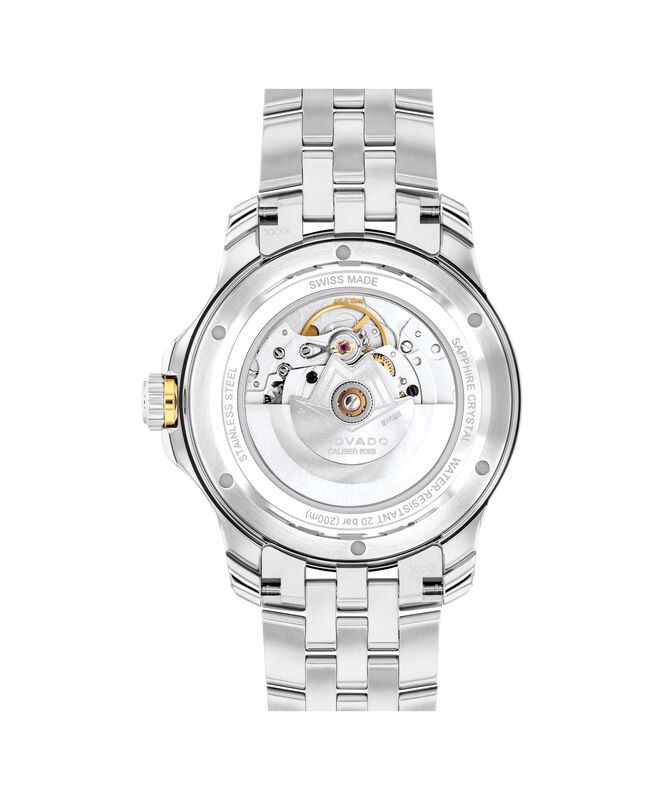 Movado Series 800 Automatic Black Dial Two Tone 2600199 image number null